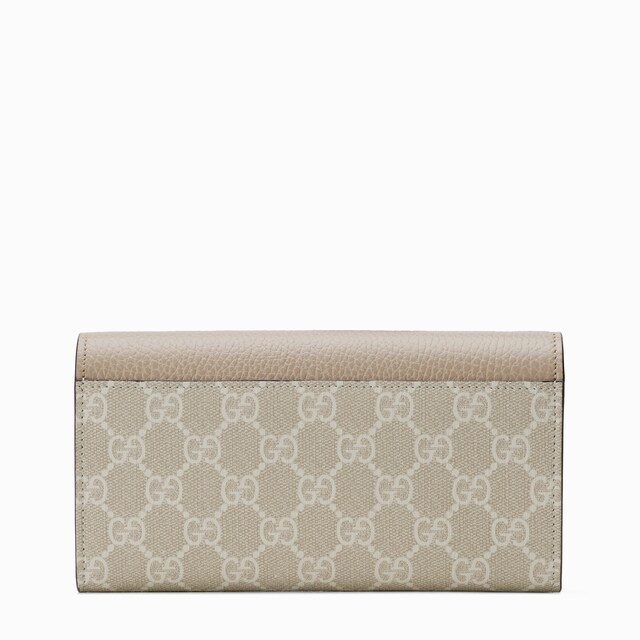 GG Marmont bi-colour continental wallet