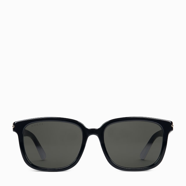 Low nose bridge square sunglasses
