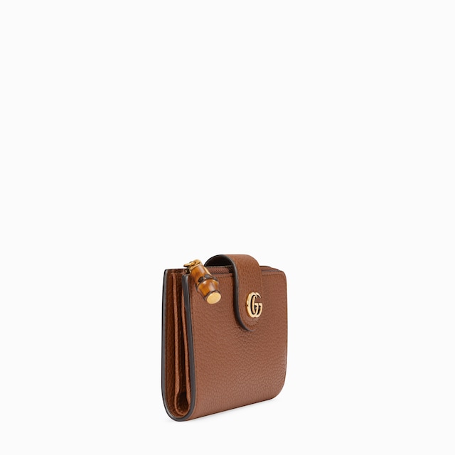 Medium Double G wallet with bamboo