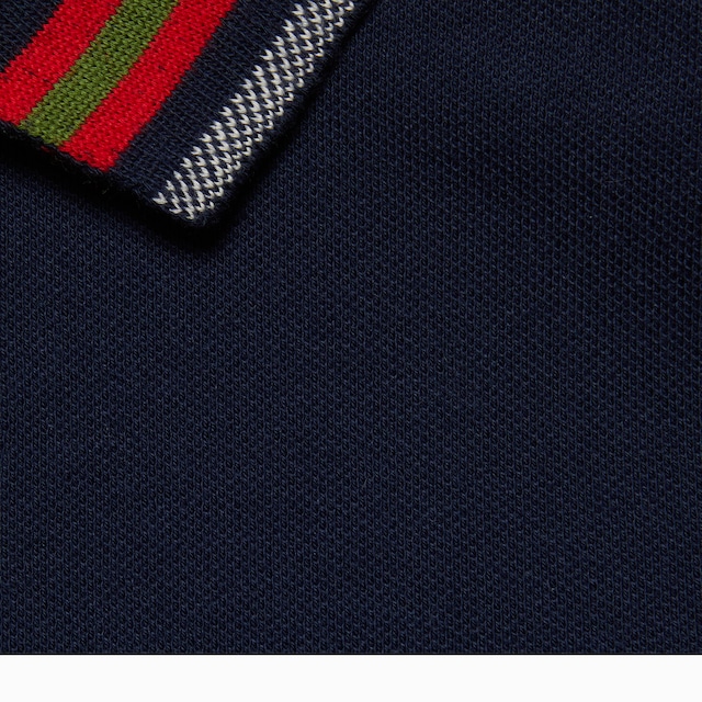 Children's cotton polo top with Web