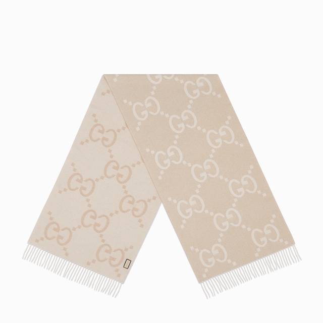 GUCCI グッチ　マフラー　ショール　GG ベージュ　茶色　ブラウン 楽天市場】グッチ マフラー（カラーベージュ）（マフラー
