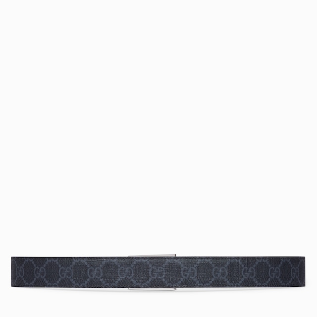 Reversible belt with rectangular buckle