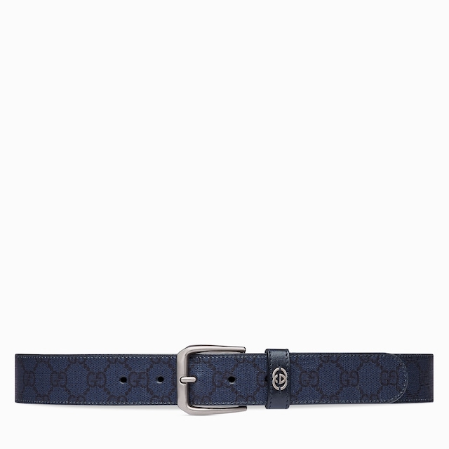 Belt with Interlocking G detail