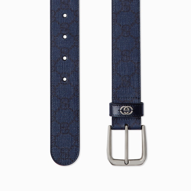 Belt with Interlocking G detail