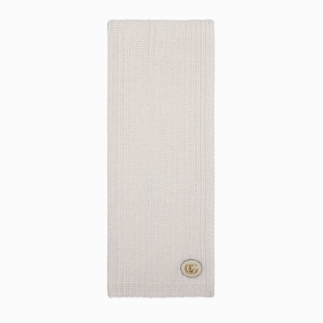 マフラー・ストール GUCCI 25SS Double G Wool Cashmere Muffler 773426 3GB02 1000 Wool cashmere scarf with Double G in burgundy | GUCCI® US