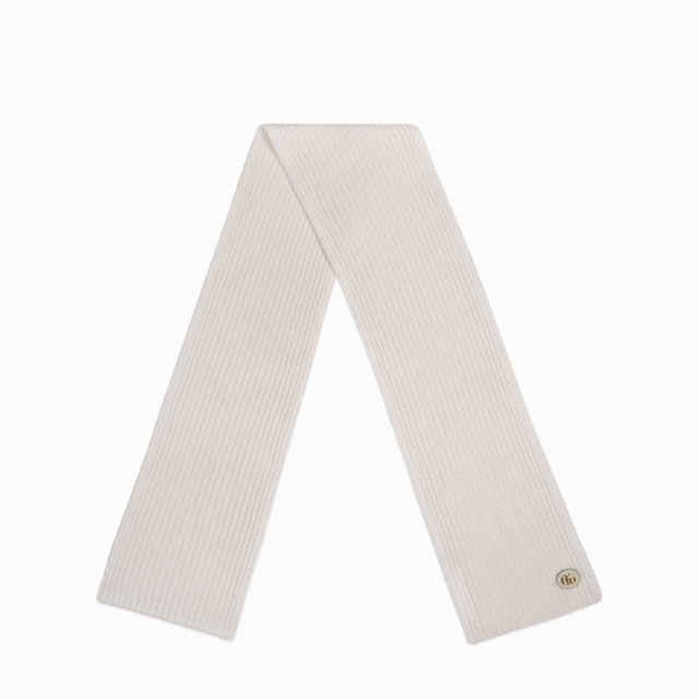 Wool cashmere scarf with Double G