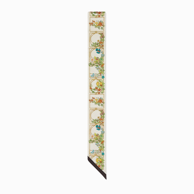 Printed silk ribbon