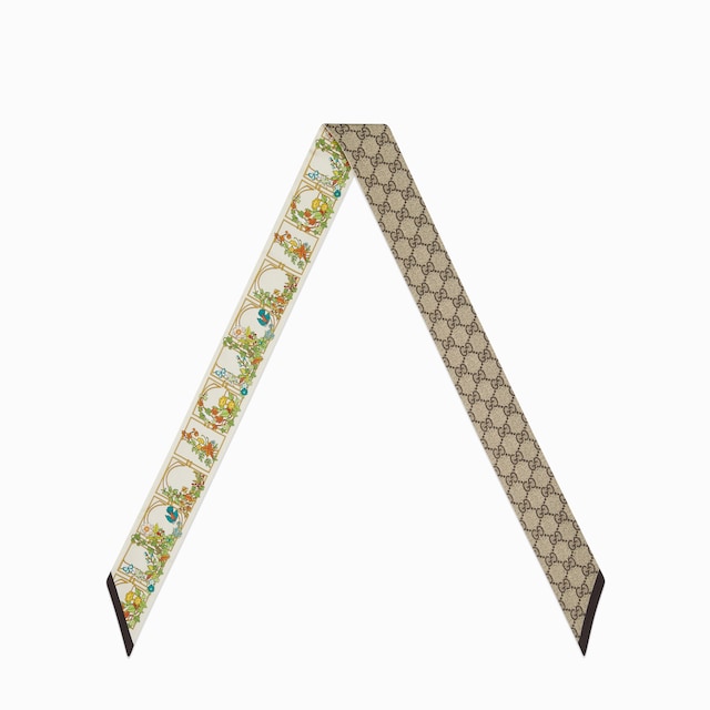 Printed silk ribbon