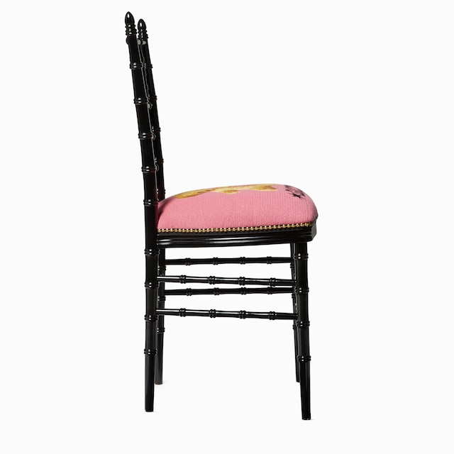 Chiavari-Stuhl mit Gucci Bären-Stickerei