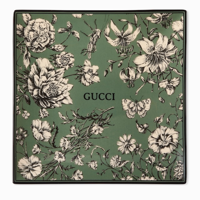 Gucci Flora Sketch print medium trinket tray