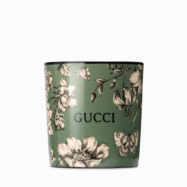 Gucci Flora Sketch print candle, Inventum scent