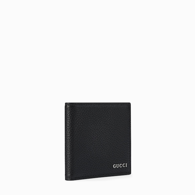 Portafoglio bi-fold con logo Gucci