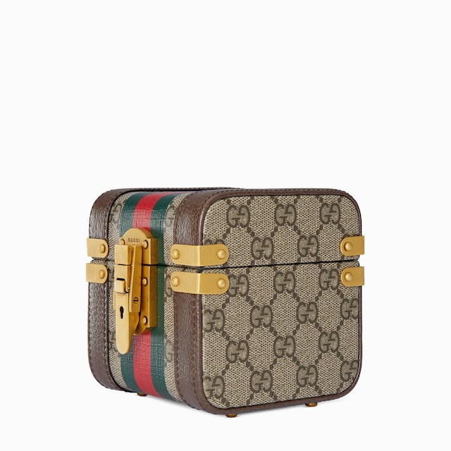 Gucci Savoy系列迷你硬体化妆箱