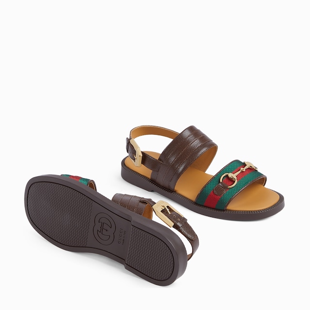 Children Horsebit Web sandal