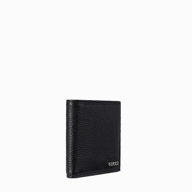 Portafoglio bi-fold con logo Gucci