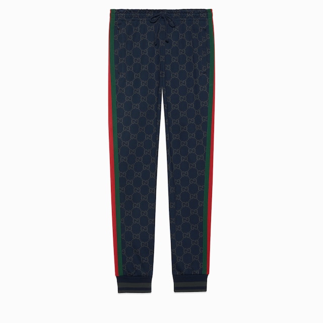 Pantalone da jogging in jersey di cotone con motivo GG