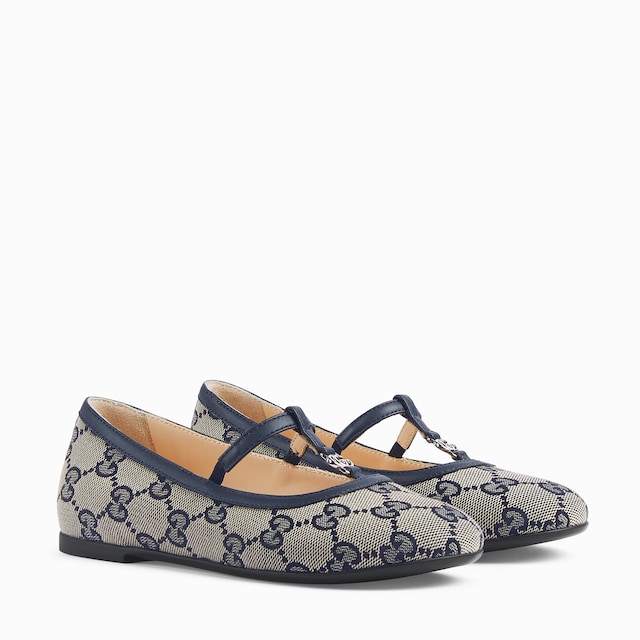 Children's Double G ballet flat