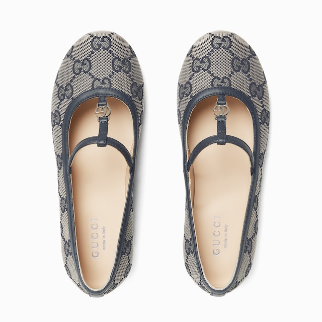 Children's Double G ballet flat