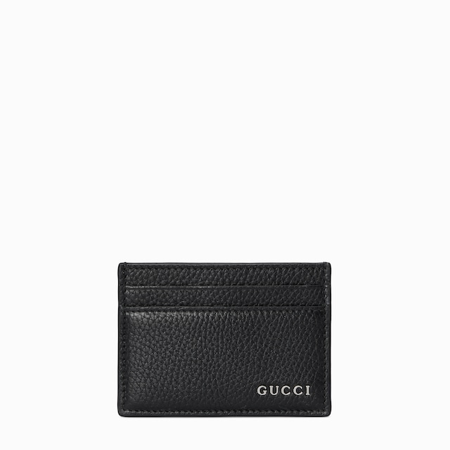 Card case with Gucci logo