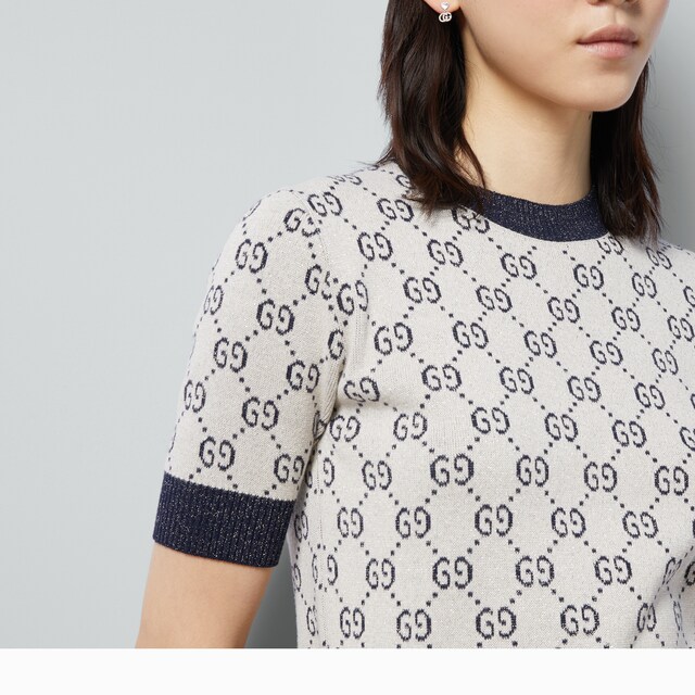 GG lame jacquard top - image 4