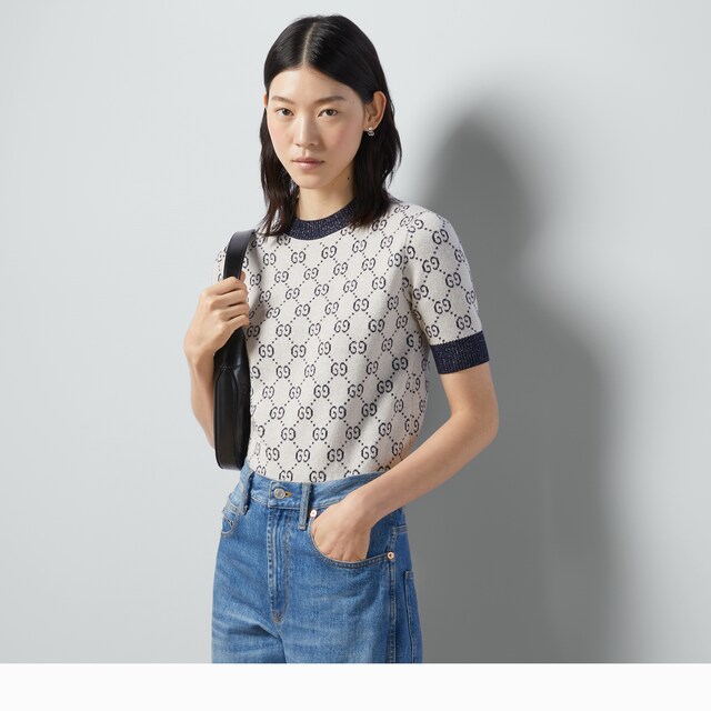 GG lame jacquard top - image 2