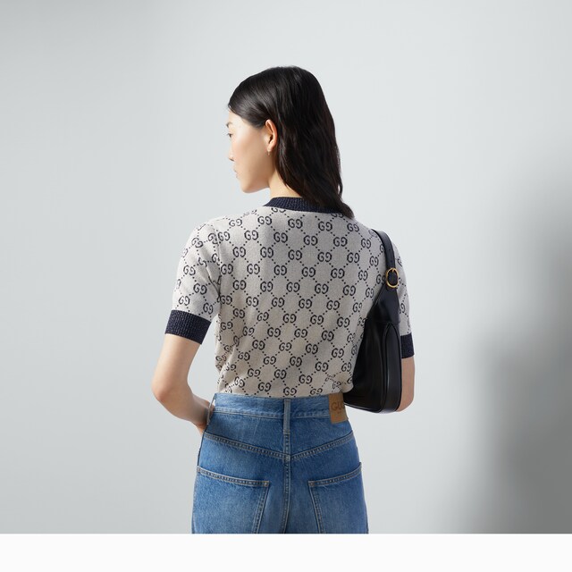 GG lame jacquard top