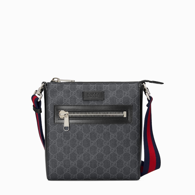 GG Black small messenger bag