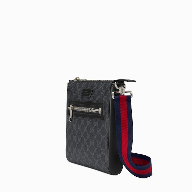 GG Black small messenger bag