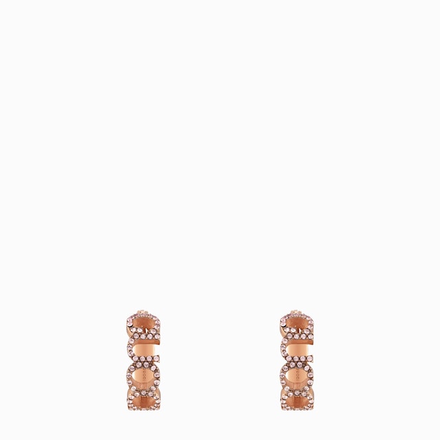 'GUCCI' letter hoop earrings