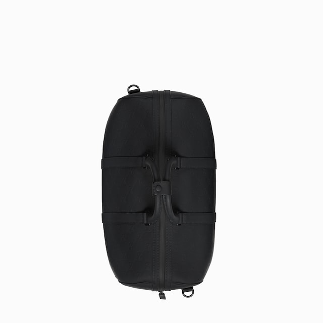 Rubber-effect medium duffle bag