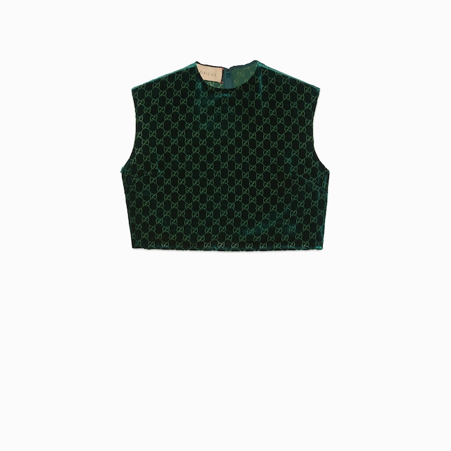 GG velvet top