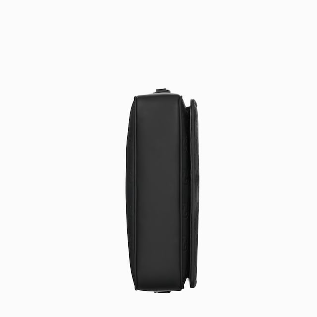 Rubber-effect medium messenger bag