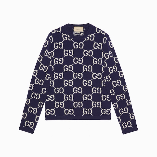 GG wool jacquard sweater