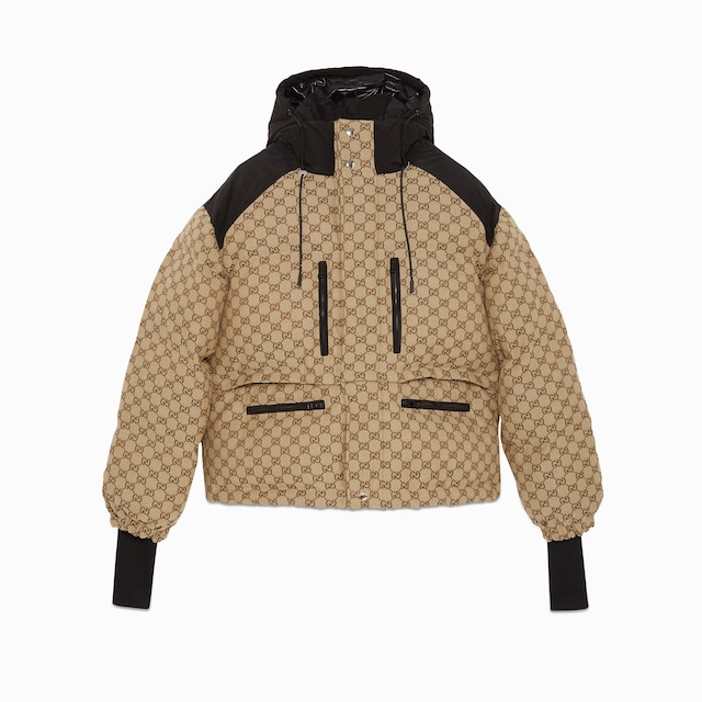 GG canvas bomber jacket