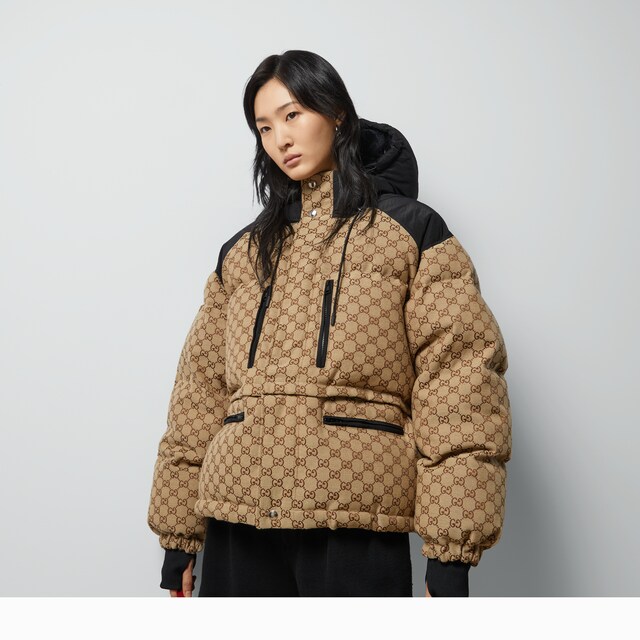 GG canvas bomber jacket - image 3