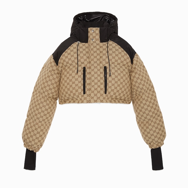 GG canvas bomber jacket
