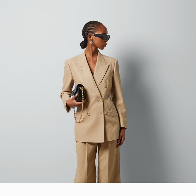GG wool jacquard jacket