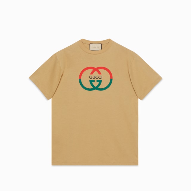 Cotton jersey printed T-shirt