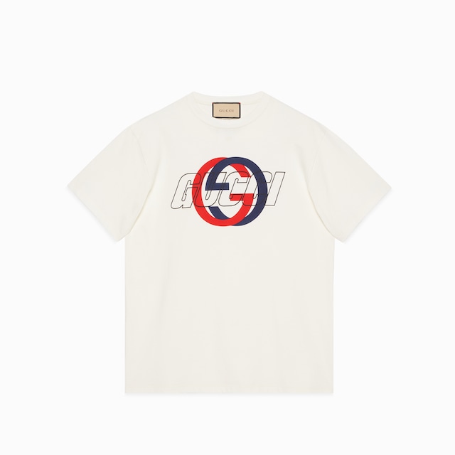 Cotton jersey printed T-shirt