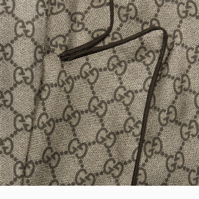 GG Supreme print silk shirt - image 3