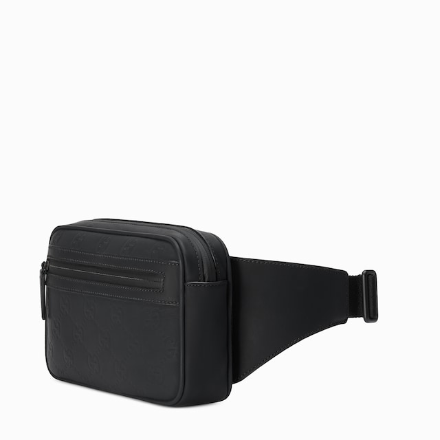 Rubber-effect small belt bag