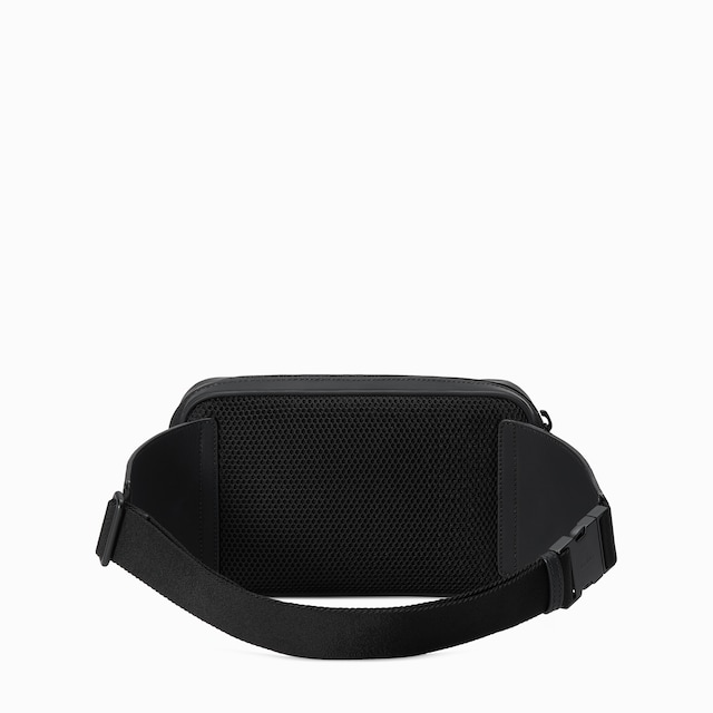 Rubber-effect small belt bag