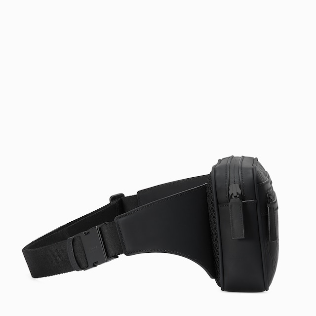 Rubber-effect small belt bag