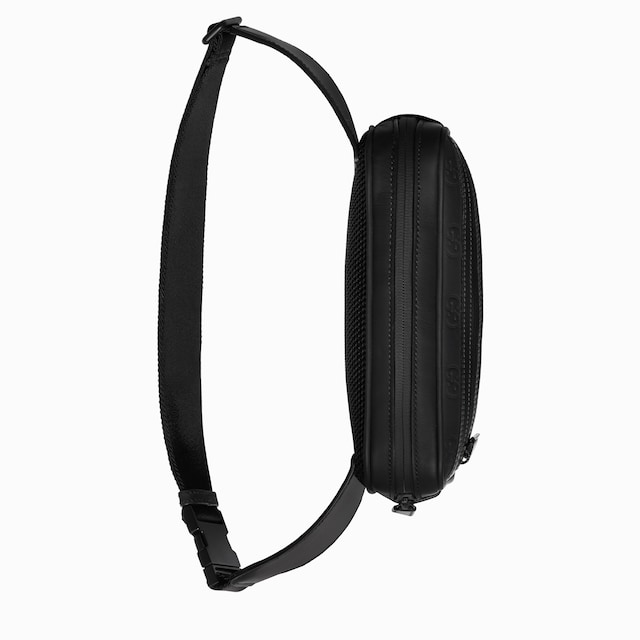 Rubber-effect small belt bag