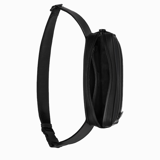 Rubber-effect small belt bag