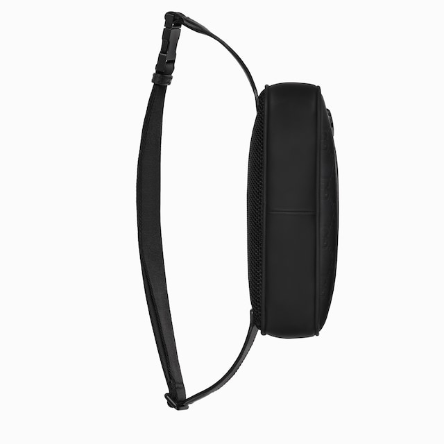 Rubber-effect small belt bag