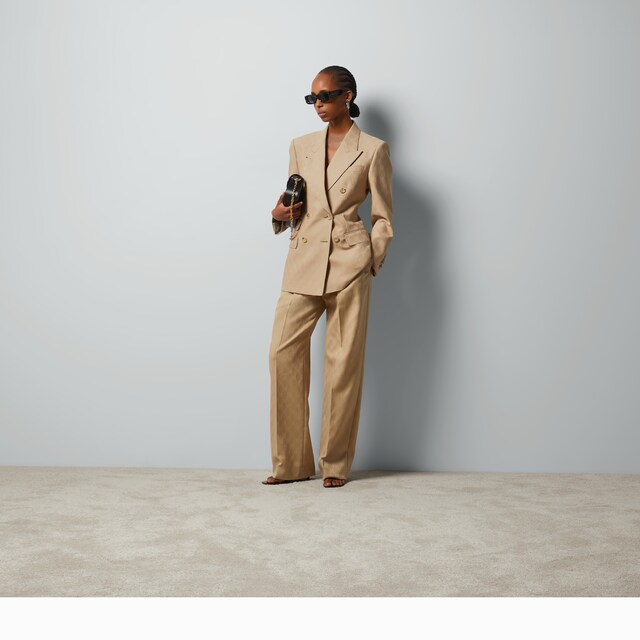 GG wool jacquard pant - image 4