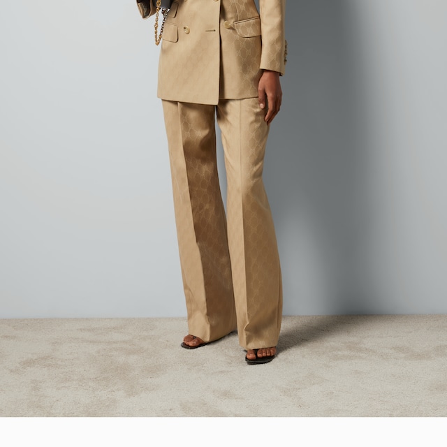 GG wool jacquard pant - image 2