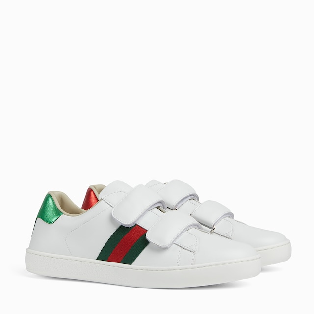 Teen Gucci Ace leather sneaker