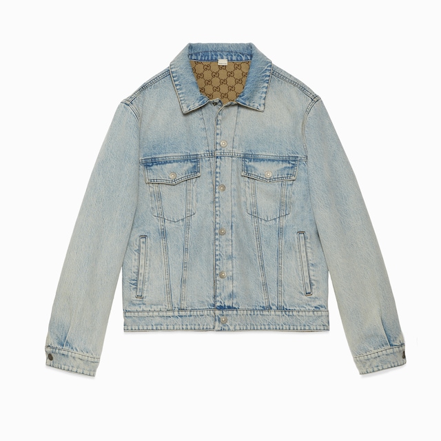 Reversible denim jacket